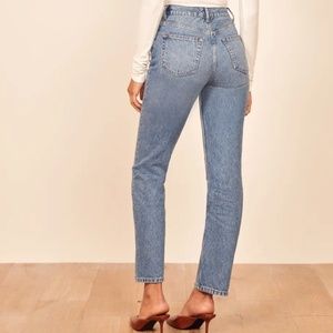 Cynthia High Rise Straight Jeans